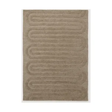Riklund uldtæppe - Beige-melange, 250x350 cm - Tinted