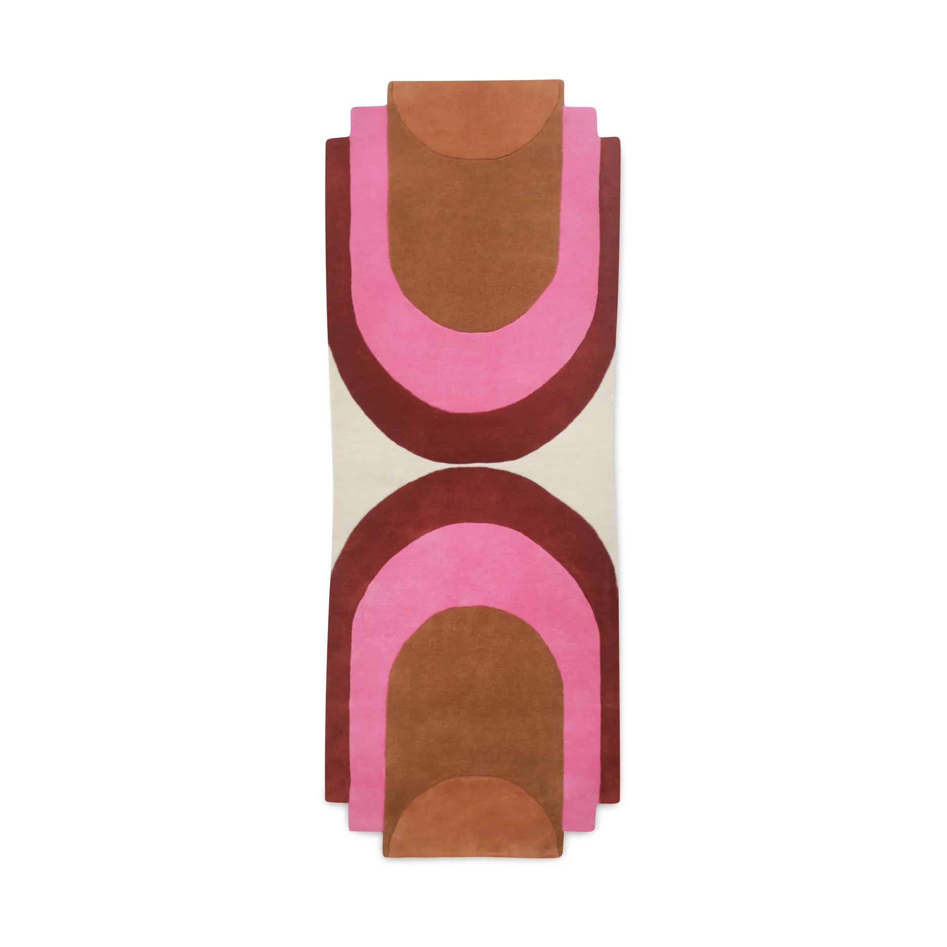 Rohdin uldtæppe 90x250 cm, Multi Tinted