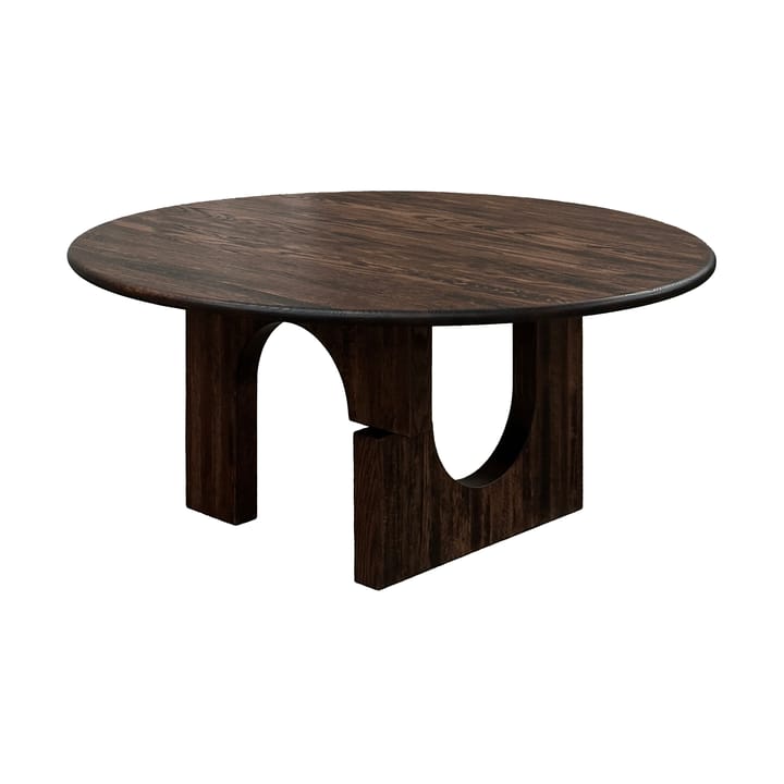 Sanders spisebord Ø160 cm - Mørkbejdset eg - Tinted