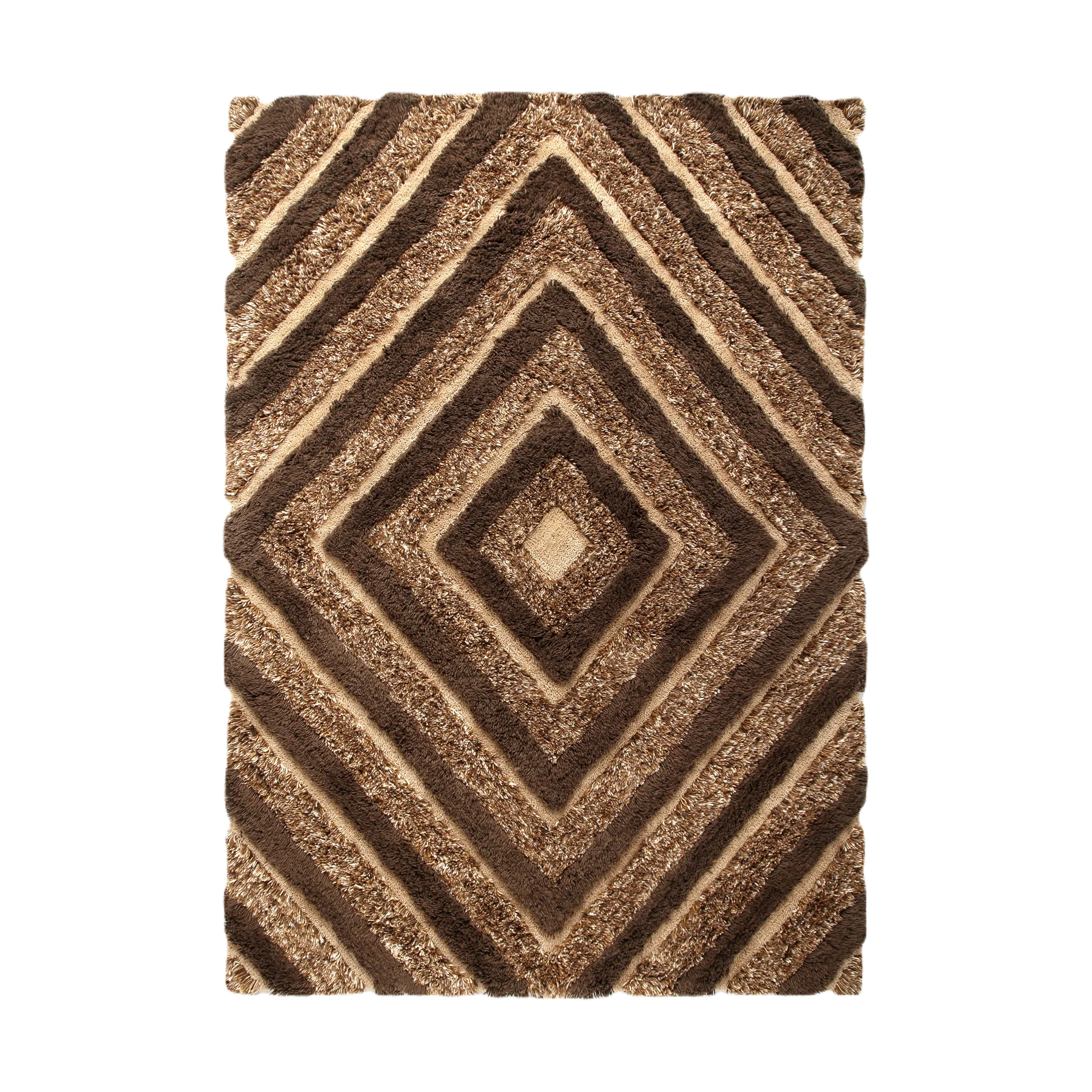 Stenborg uldtæppe 170x240 cm, Brown Tinted