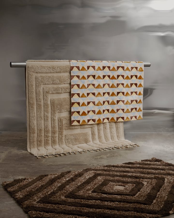 Stenborg uldtæppe 170x240 cm, Brown Tinted