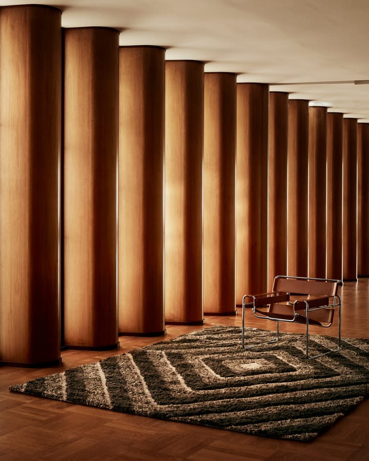 Stenborg uldtæppe 170x240 cm, Brown Tinted