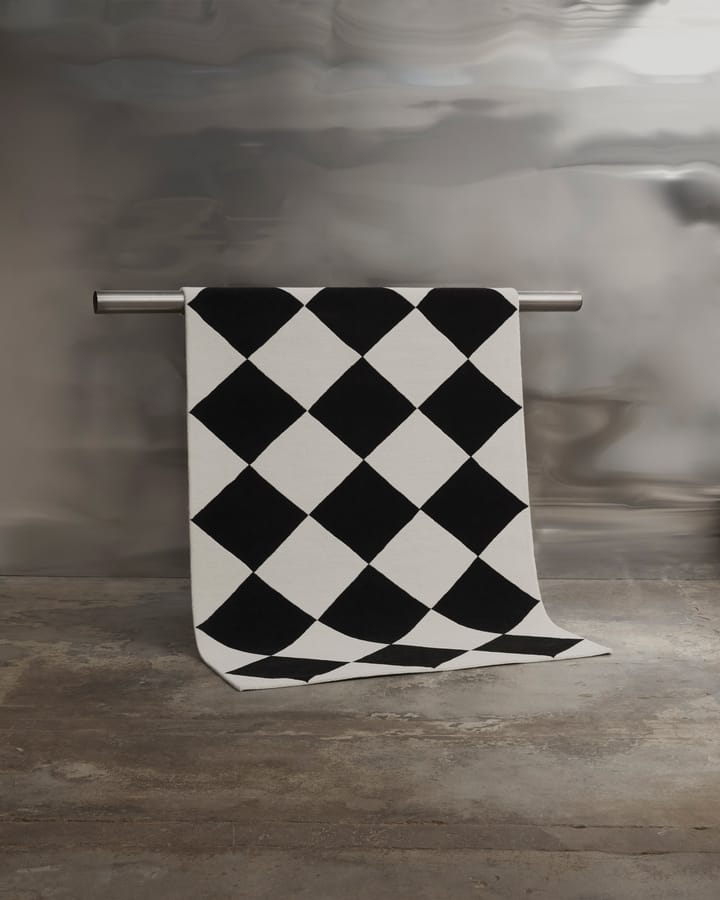 Tenman uldtæppe 250x350 cm, Black-white Tinted