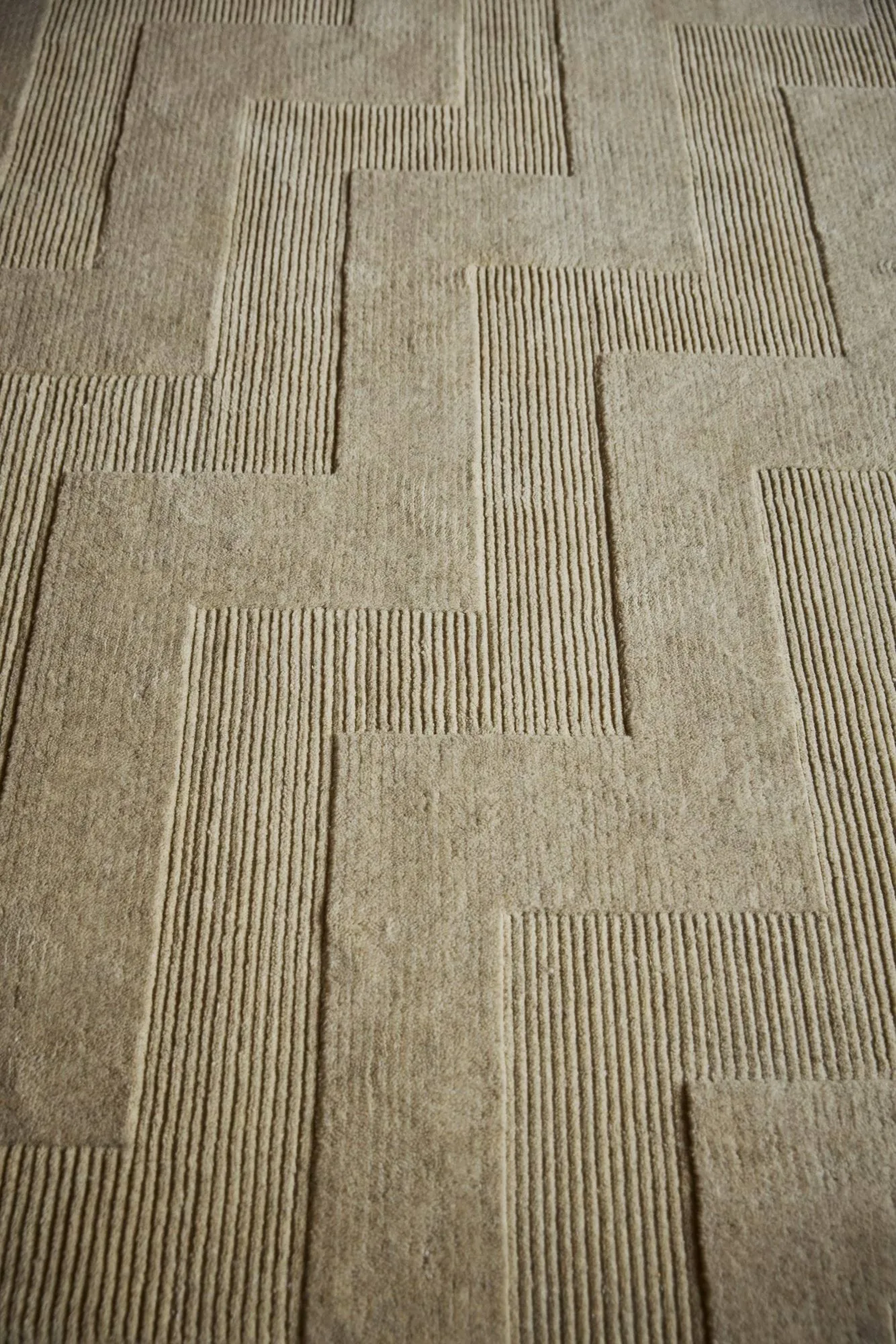 Valmont uldtæppe, Beige-melange, 200x300 cm Tinted