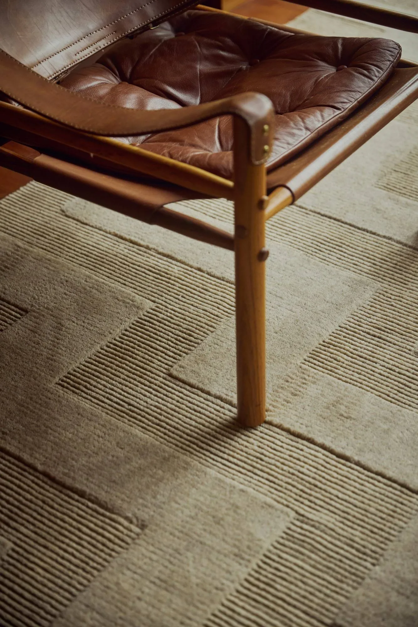 Valmont uldtæppe, Beige-melange, 200x300 cm Tinted