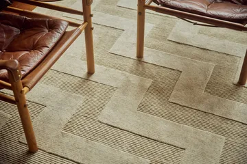 Valmont uldtæppe - Beige-melange, 200x300 cm - Tinted