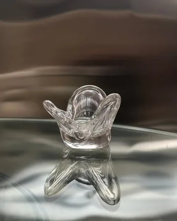 Visser fyrfadsstage - Clear - Tinted