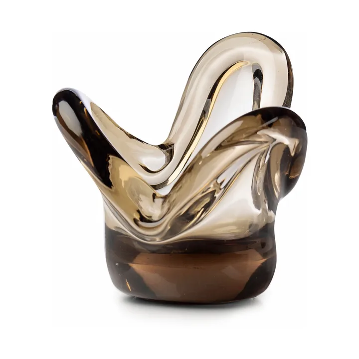 Visser lysestage - Brown - Tinted