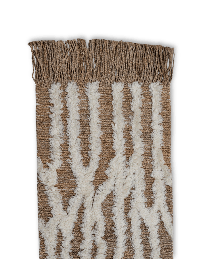 Wahl entrétæppe jute 80x250 cm - Brown-offwhite - Tinted