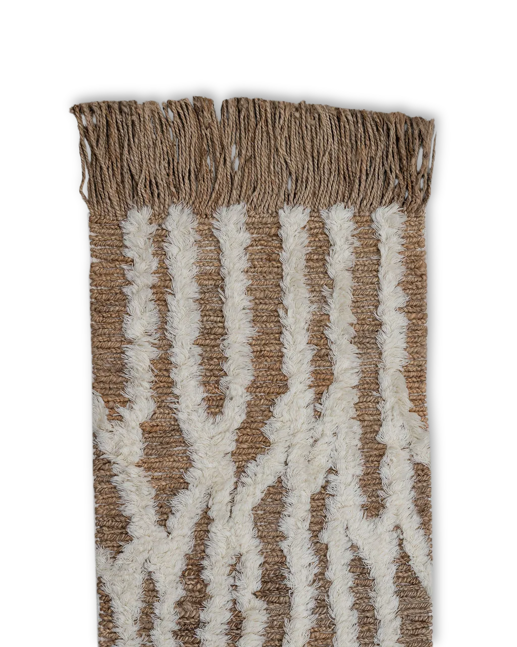 Wahl entrétæppe jute 80x300 cm, Brown-offwhite Tinted