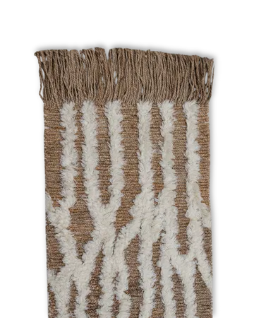 Wahl entrétæppe jute 80x300 cm - Brown-offwhite - Tinted