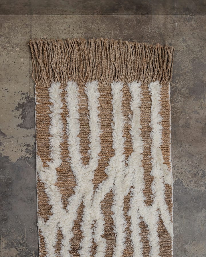 Wahl entrétæppe jute 80x300 cm - Brown-offwhite - Tinted