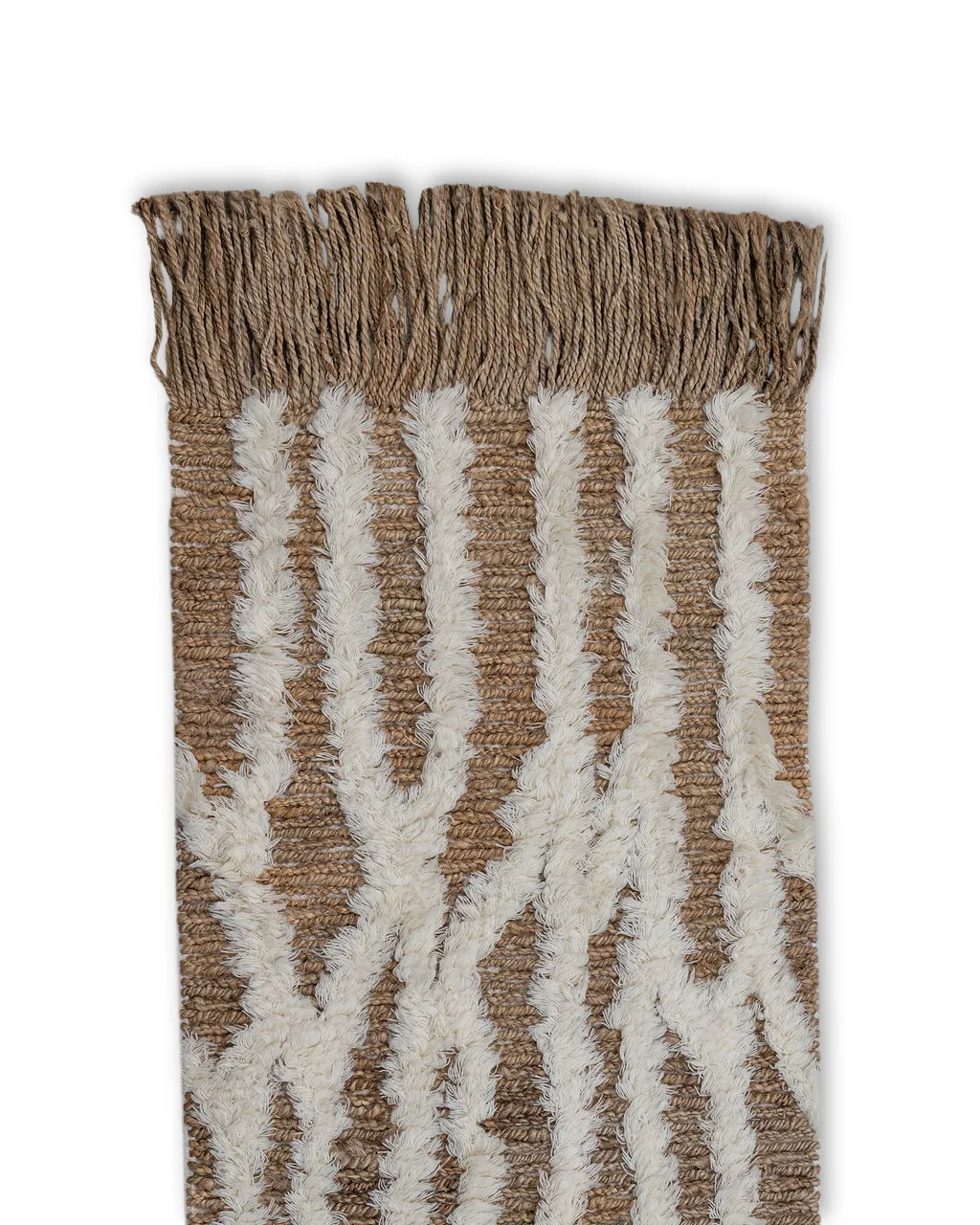 Wahl entrétæppe jute 80x350 cm, Brown-offwhite Tinted