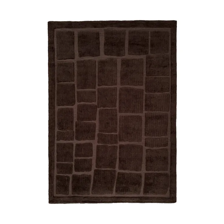 Wandel uldtæppe - Brown, 250x350 cm - Tinted