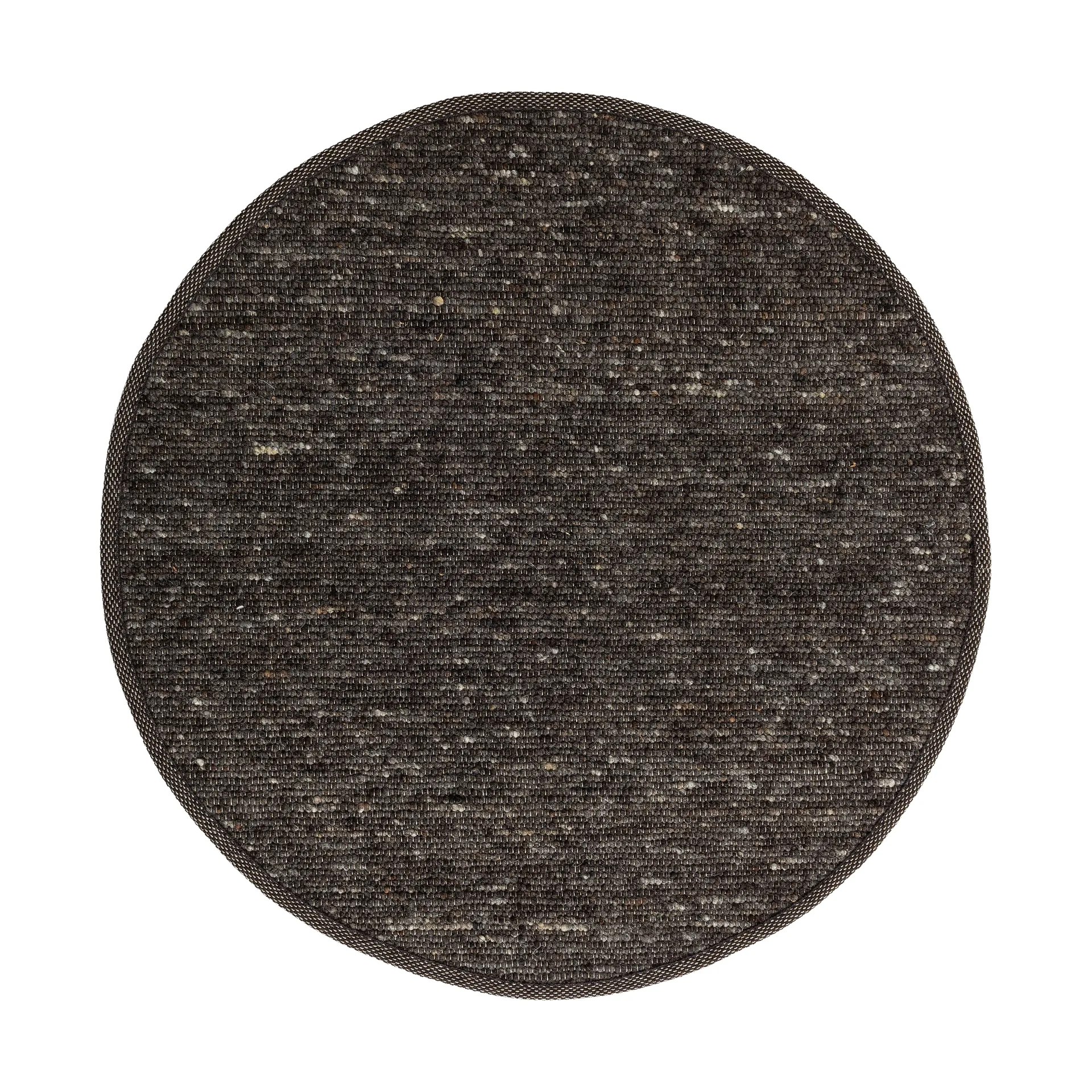 Sierrafil round måtte, Anthracite nr. 83, Ø250 cm Tisca
