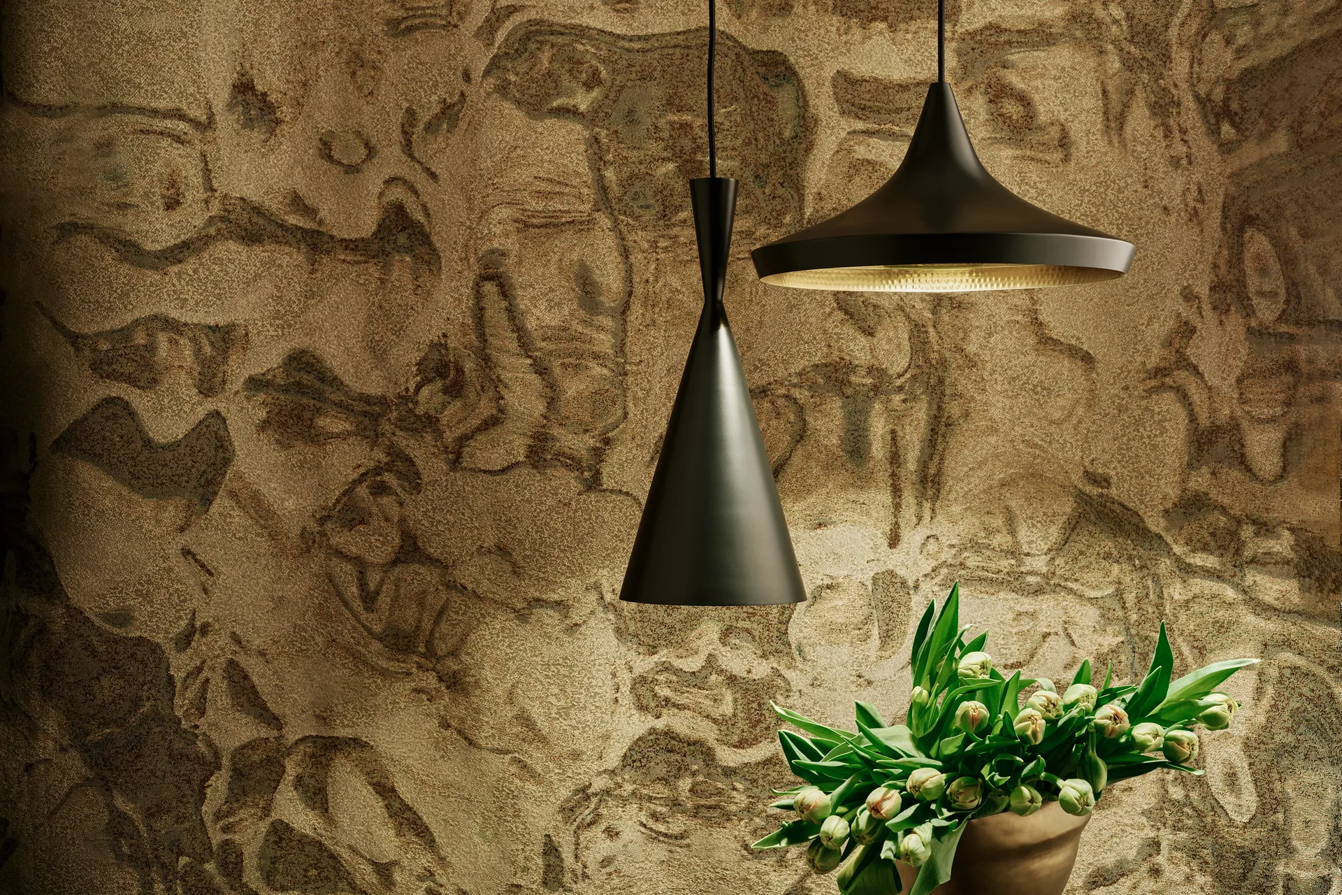 Beat Tall loftslampe, Black Tom Dixon