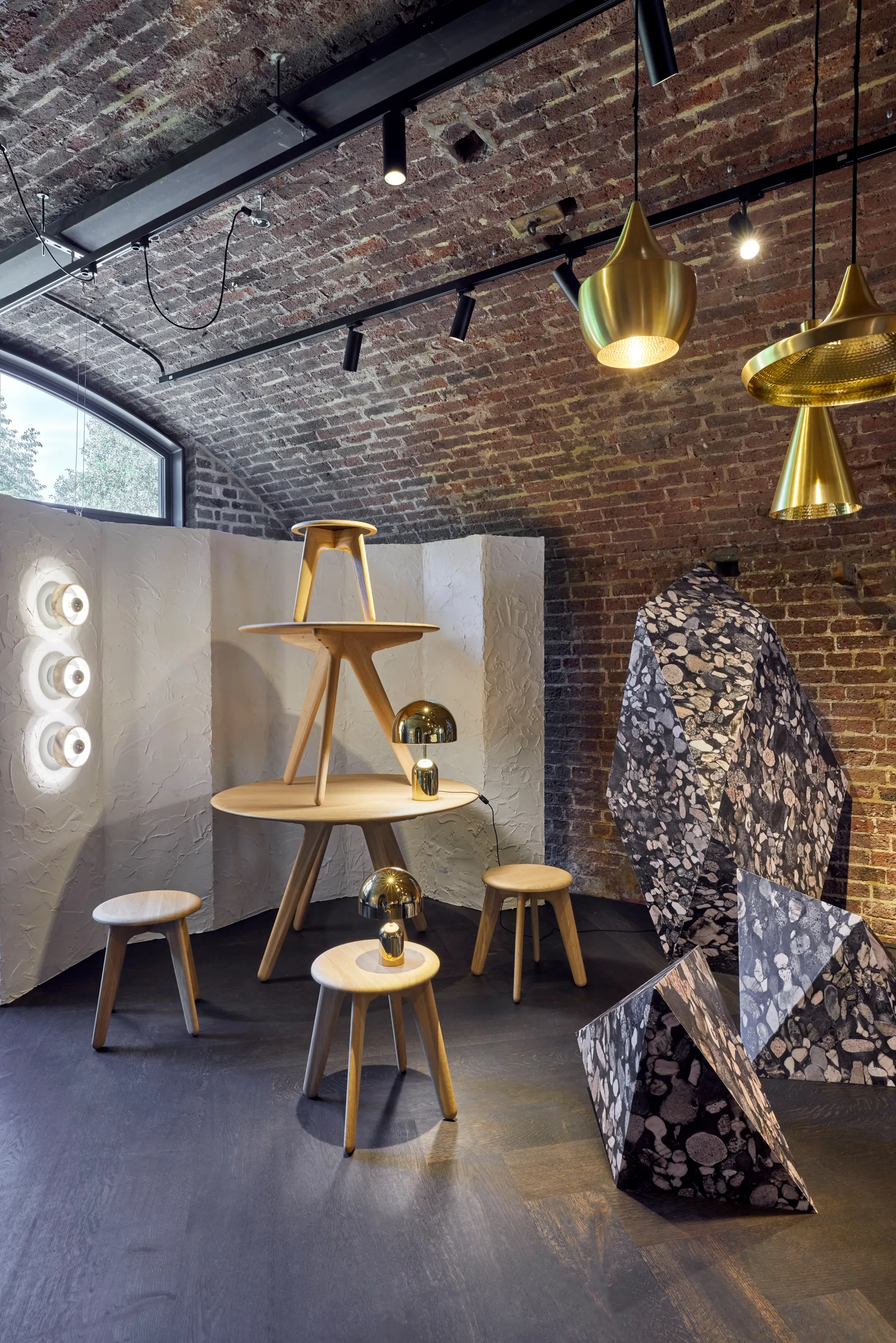 Beat Tall loftslampe, Brass Tom Dixon