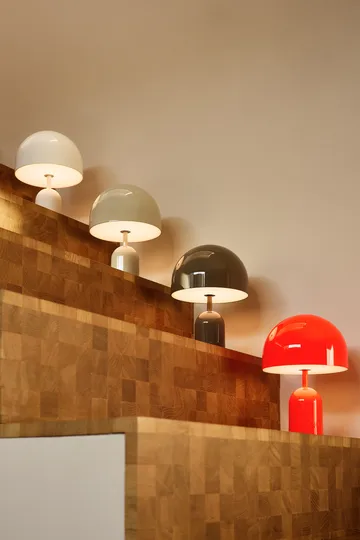 Bell bærbar LED-bordlampe 28 cm - Grey (grå) - Tom Dixon