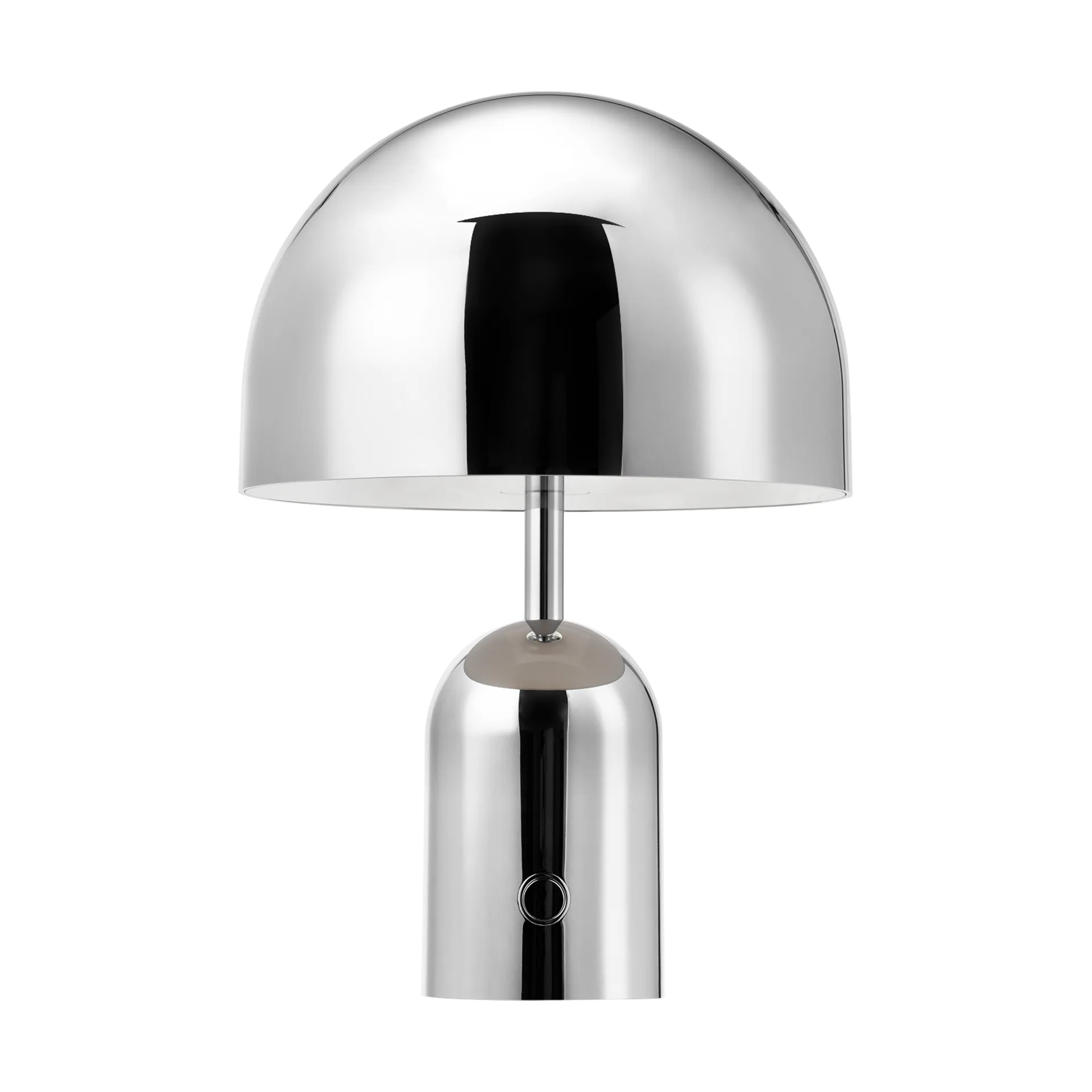 Tom Dixon Bell bærbar LED-bordlampe 28 cm Sølv