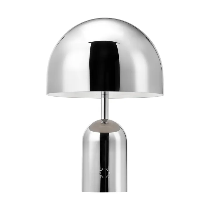 Bell bærbar LED-bordlampe 28 cm - Sølv - Tom Dixon