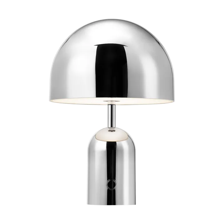 Bell bærbar LED-bordlampe 28 cm - Sølv - Tom Dixon