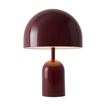 Bell bærbar LED-bordlampe 28 cm v.2 - Burgundy (vinrød) - Tom Dixon