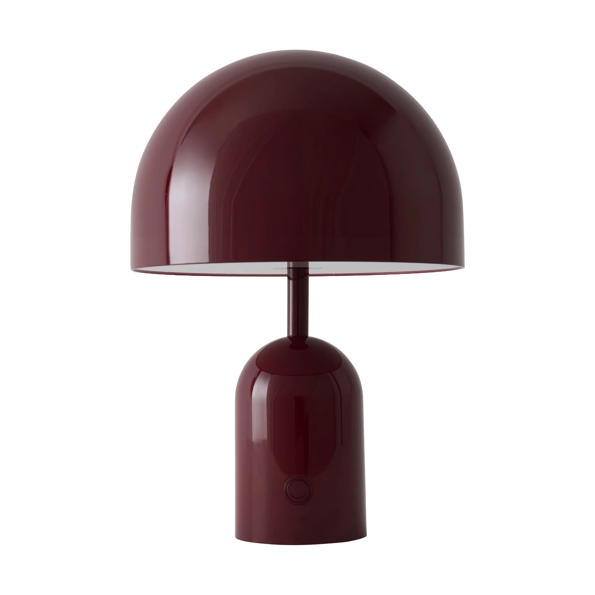 Bell Portabel LED bordlampe 28 cm v.2, Burgundy Tom Dixon