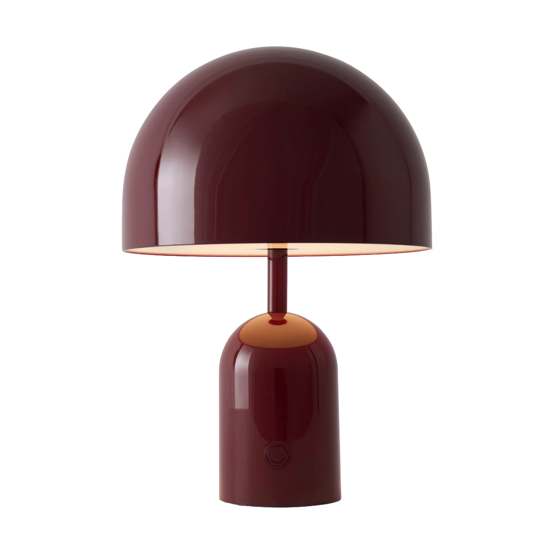 Bell Portabel LED bordlampe 28 cm v.2, Burgundy Tom Dixon