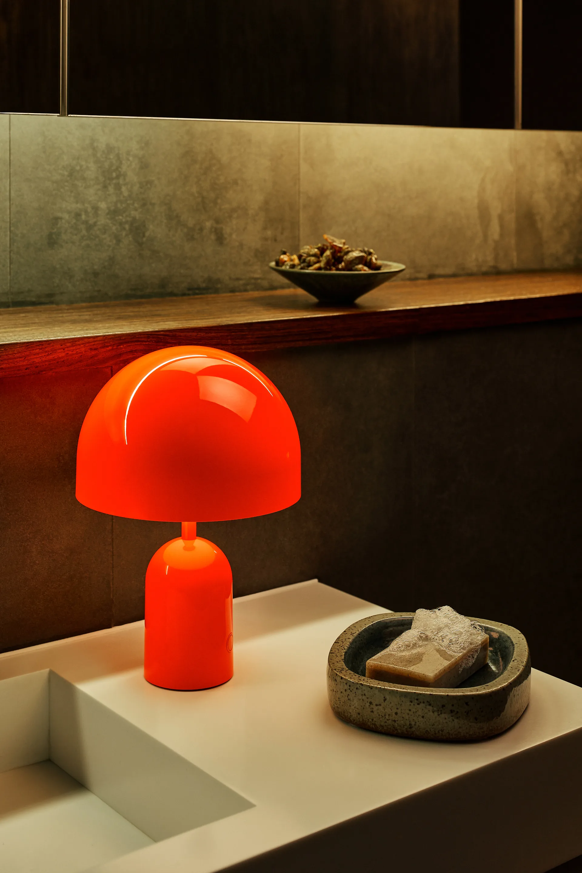 Bell Portable LED-bordlampe 28 cm, Fluoro Tom Dixon