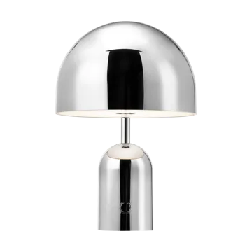 Bell Portable LED-bordlampe 28 cm - Silver - Tom Dixon