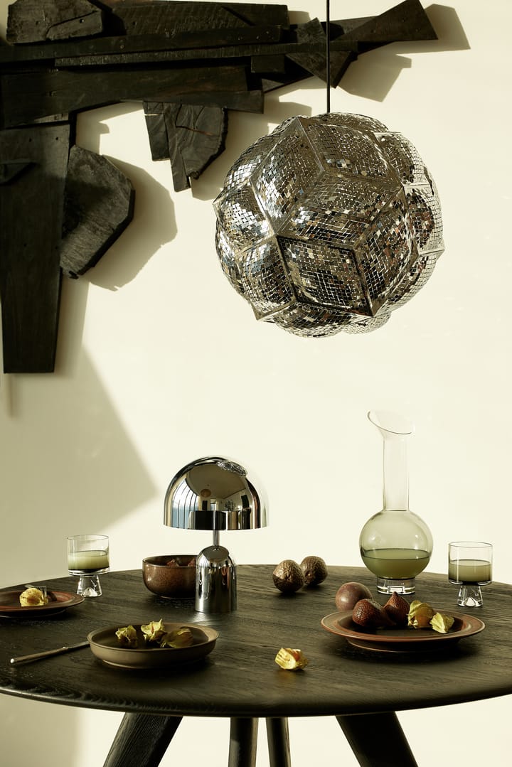 Bell Portable LED-bordlampe 28 cm, Sølv Tom Dixon