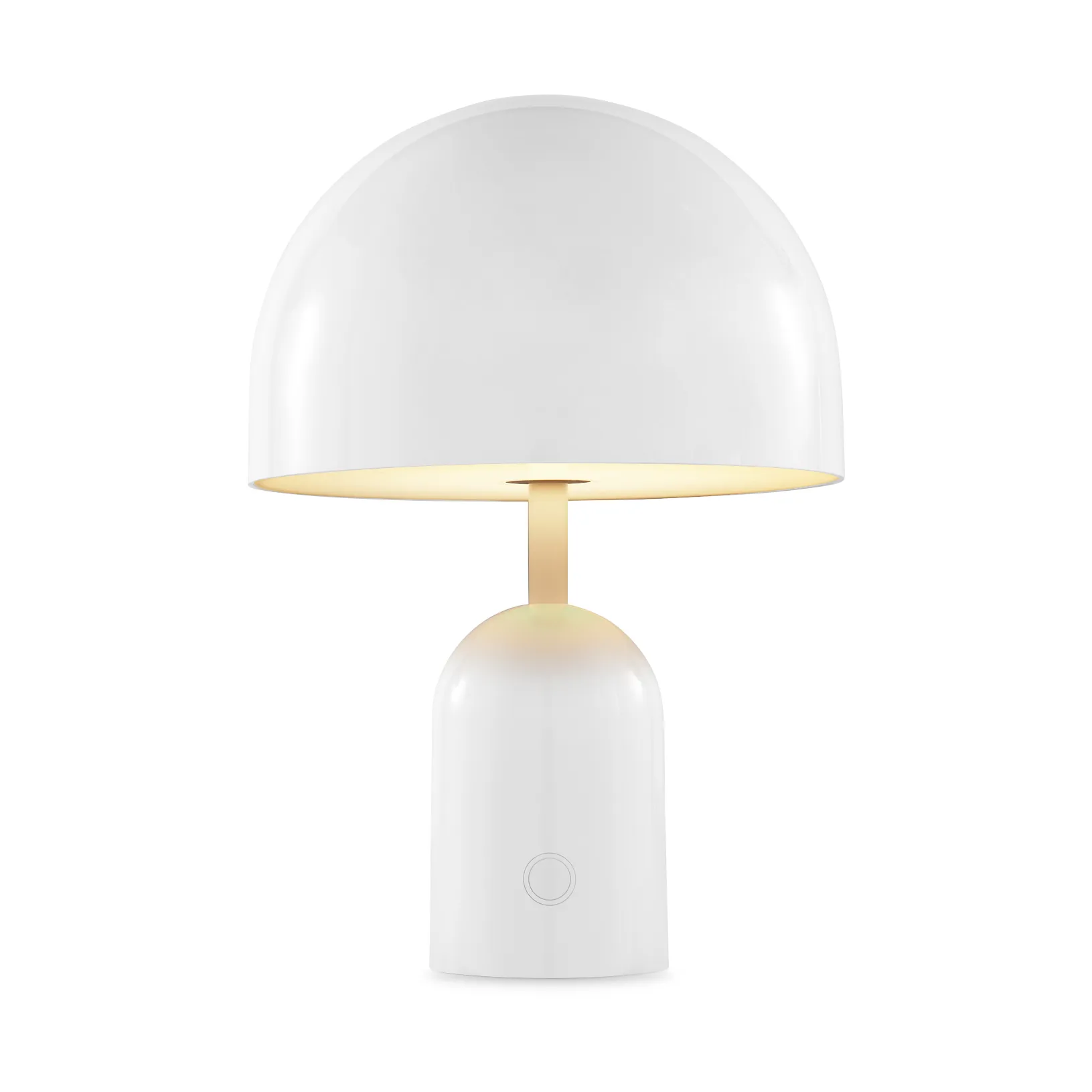 Bell Portable LED-bordlampe 28 cm, White Tom Dixon