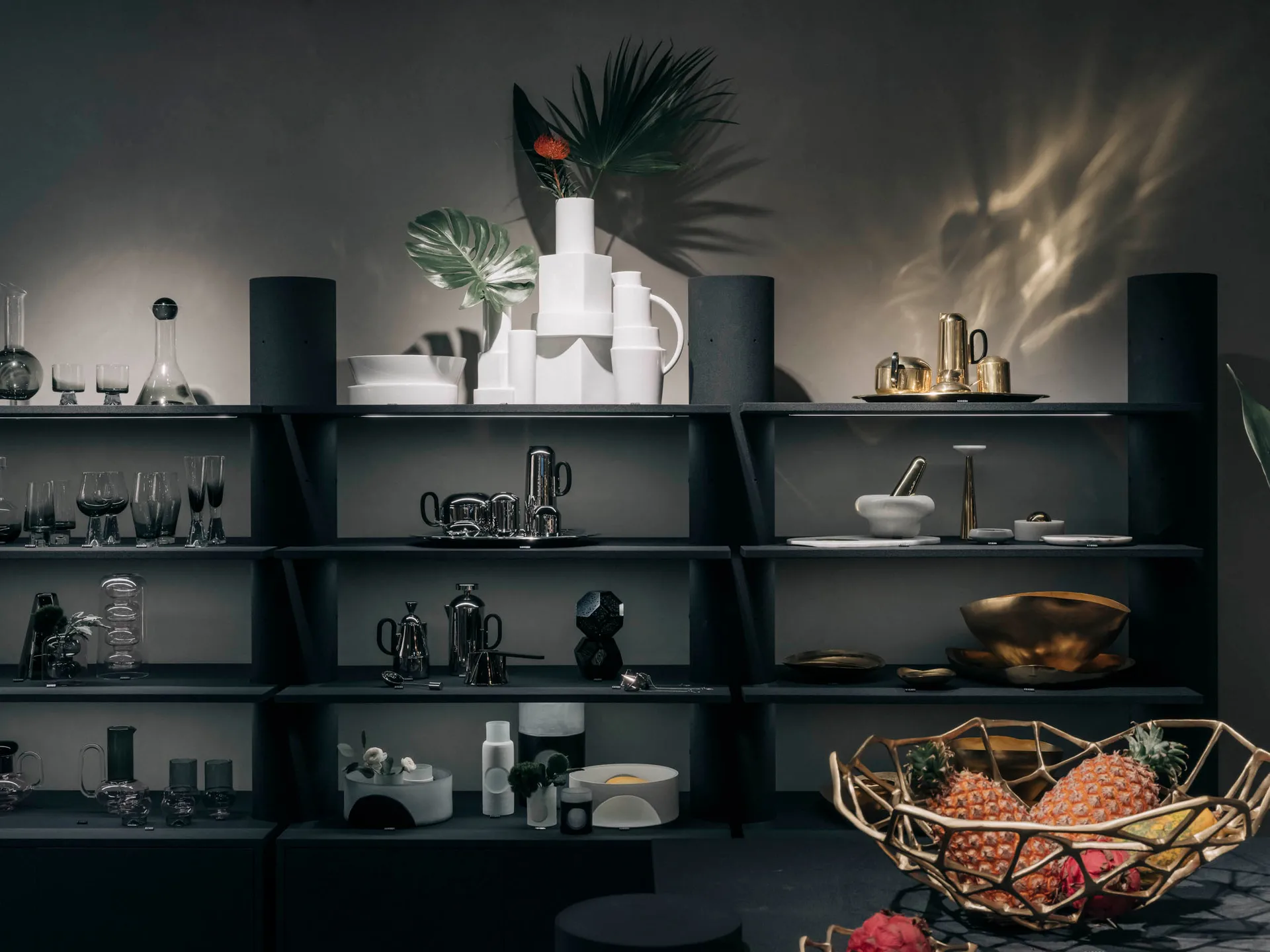 Bone skål, Messing, L Tom Dixon