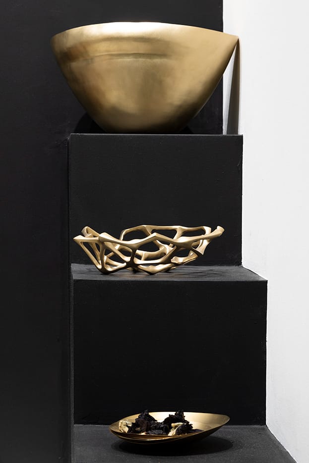 Bone skål, Messing, S Tom Dixon