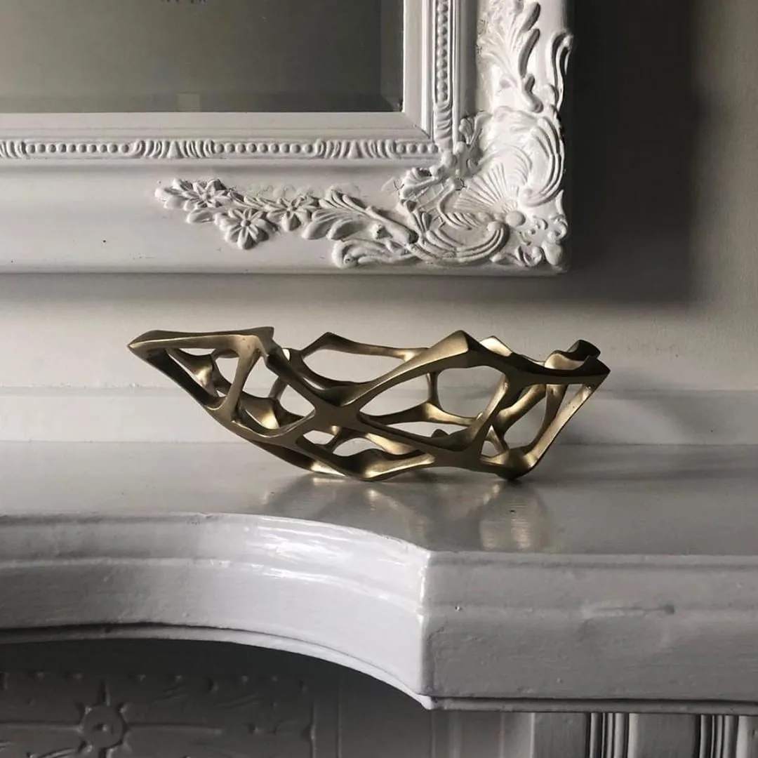 Bone skål, Messing, S Tom Dixon