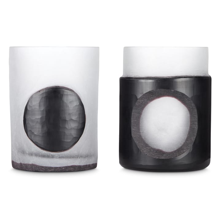 Carved Stem Vase 2-pak - Sort - Tom Dixon