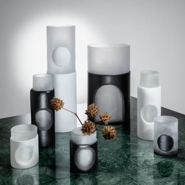 Carved Stem Vase 2-pak - Sort - Tom Dixon