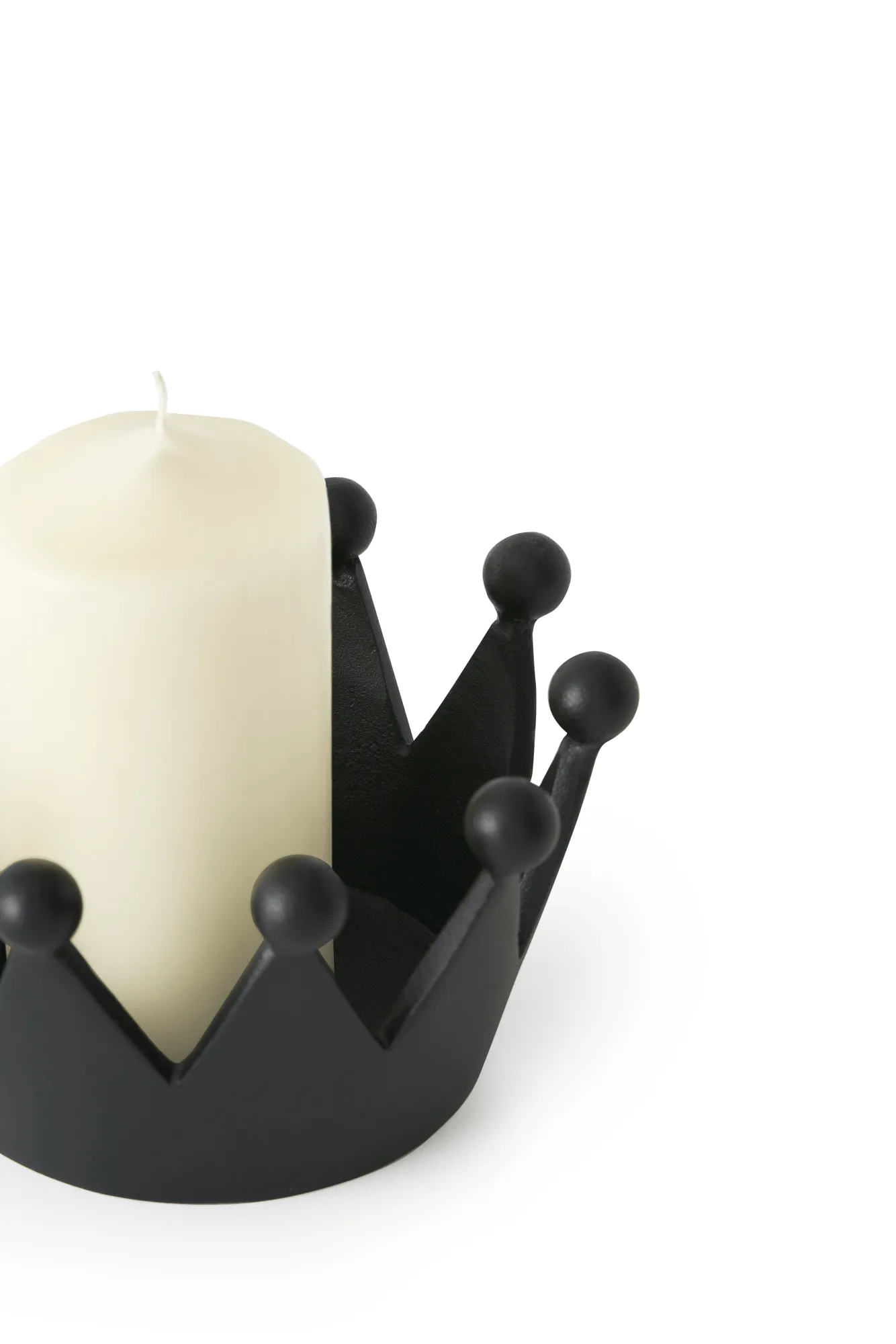 Cast Iron Crown lyslygte, Ø14x8,2 cm Tom Dixon
