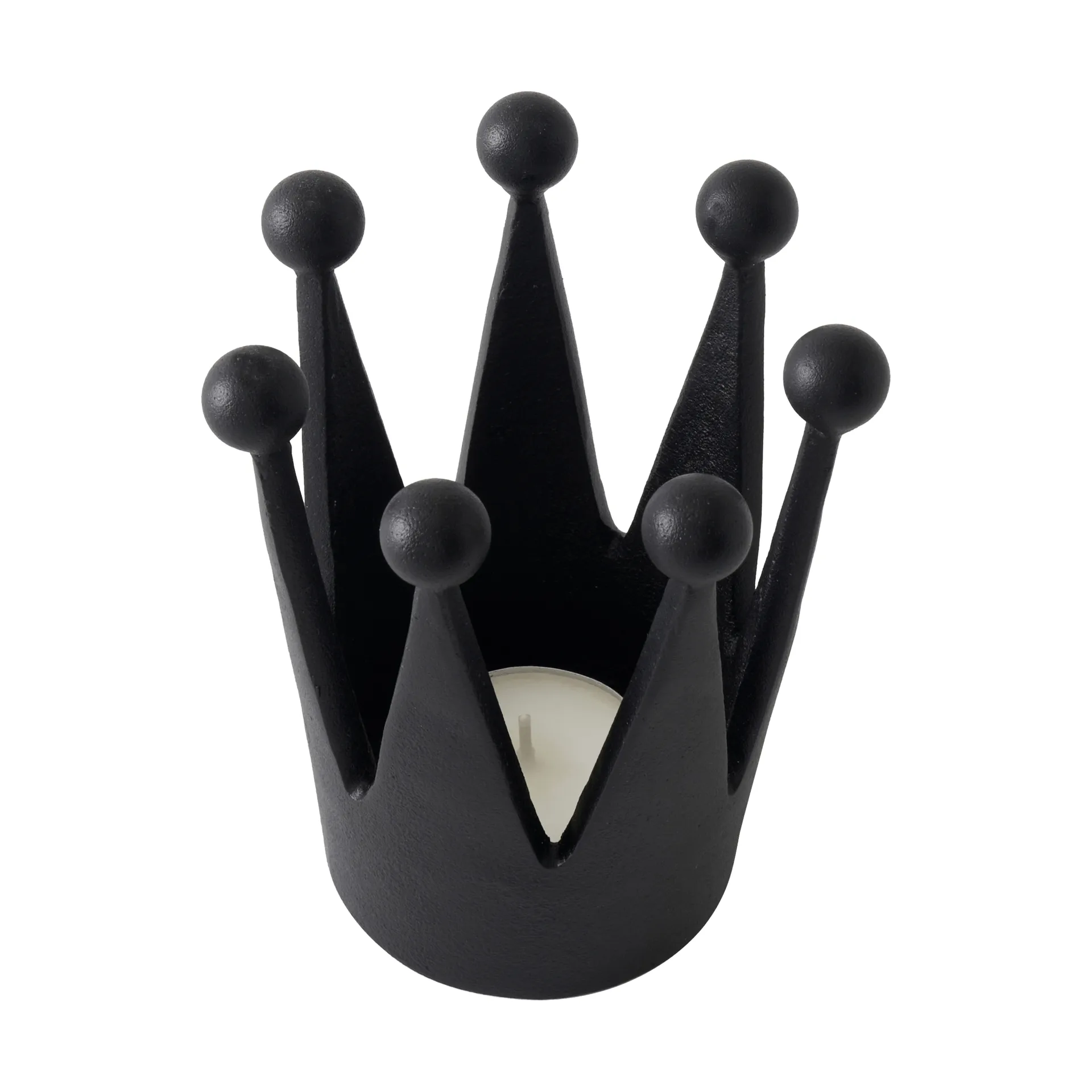 Cast Iron Crown lyslygte, Ø8,8x12,1 cm Tom Dixon