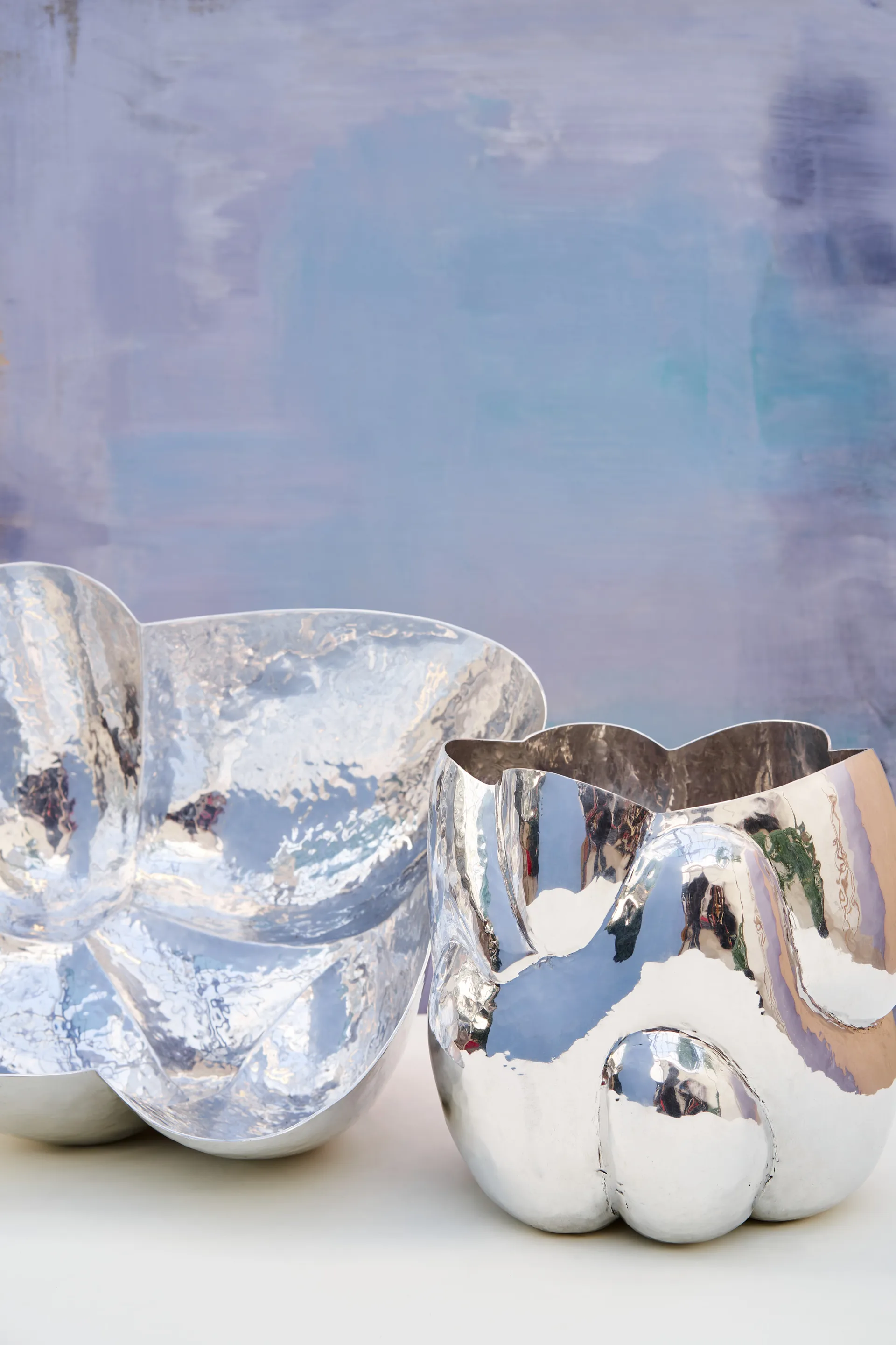 Cloud vase lav, Silver Tom Dixon