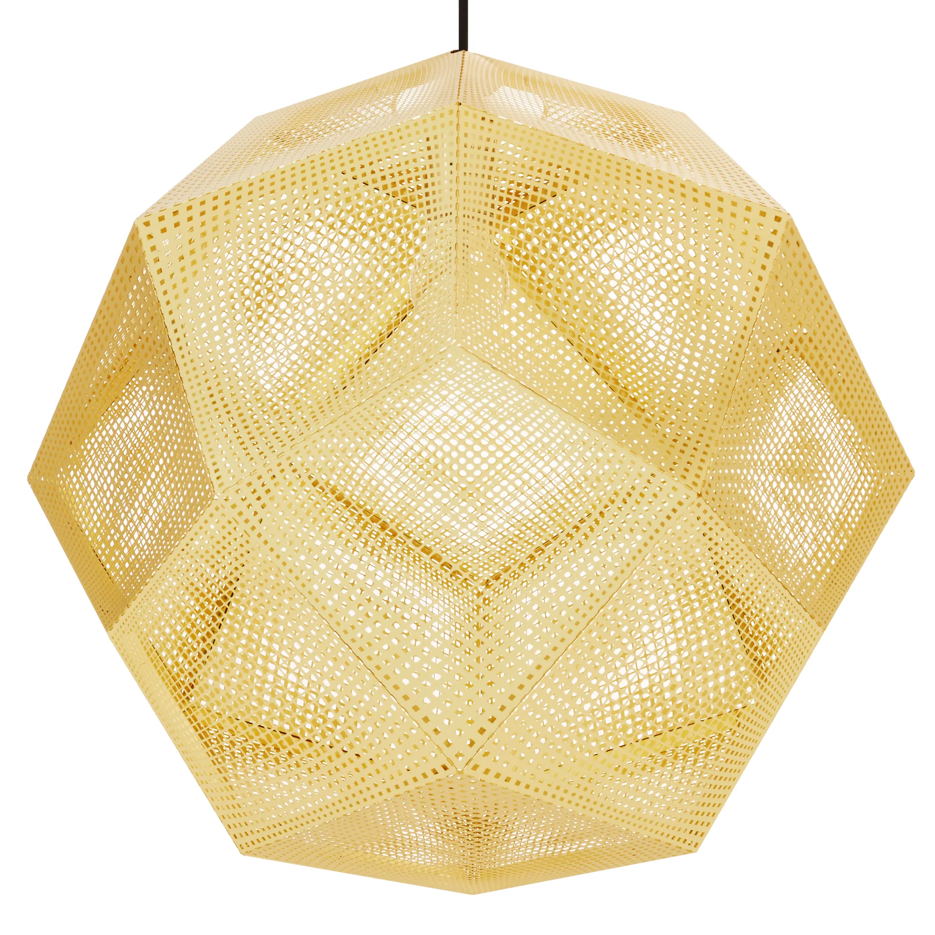 Etch loftslampe 50 cm, Messing Tom Dixon
