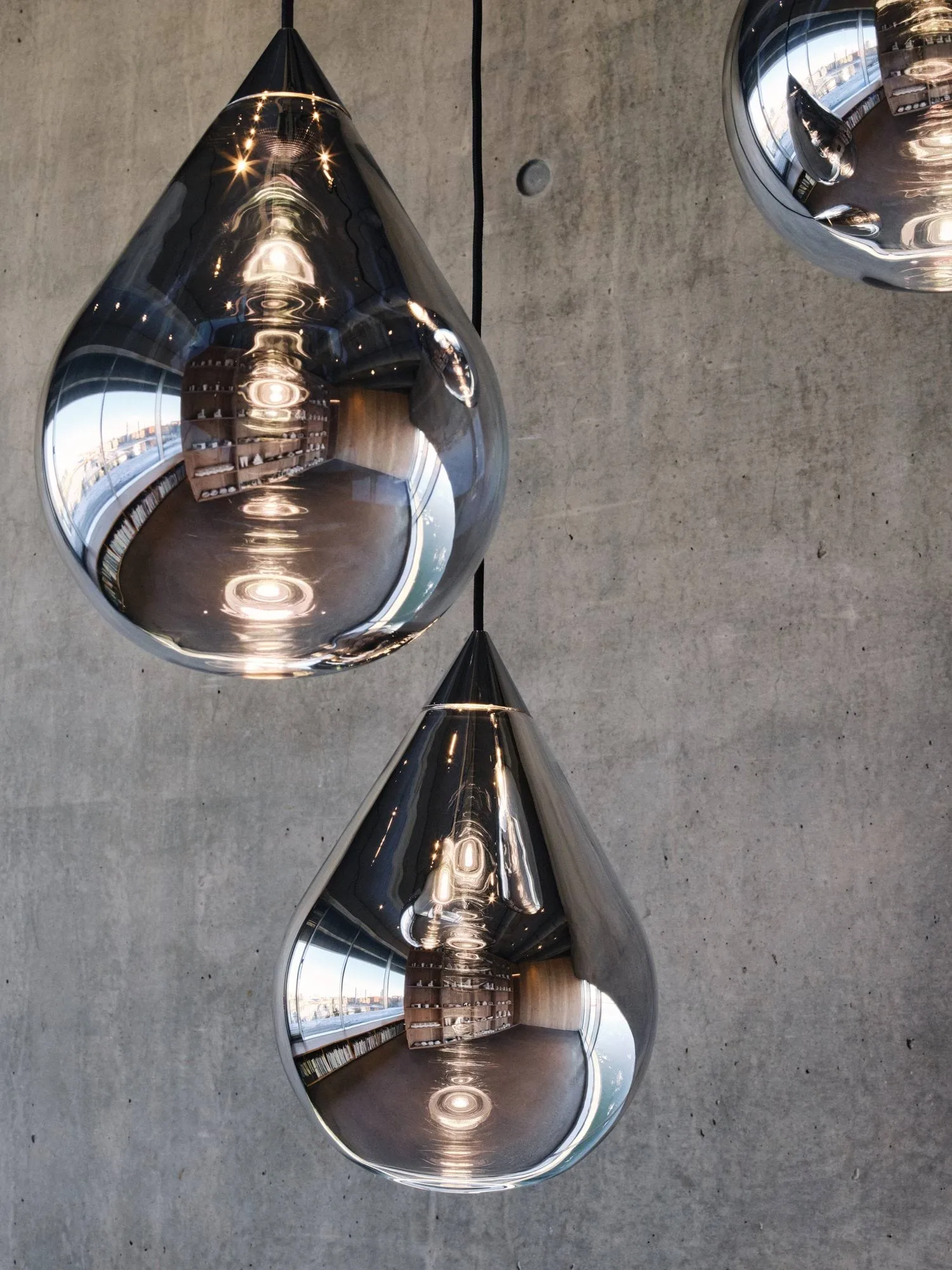 Flare Bead pendel , Silver Tom Dixon