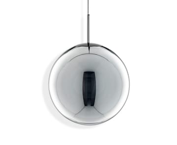 Globe pendel LED Ø50 cm - Silver - Tom Dixon