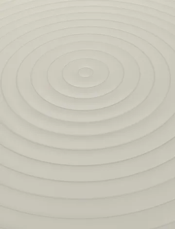 Groove cafébord rundt - Putty, Ø70 cm - Tom Dixon