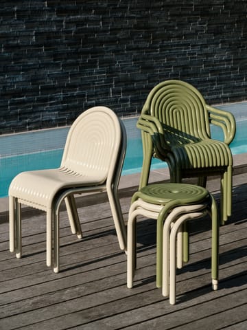 Groove skammel 45 cm - Putty - Tom Dixon