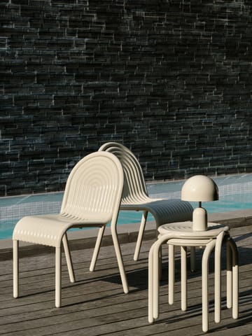 Groove skammel 45 cm - Putty - Tom Dixon