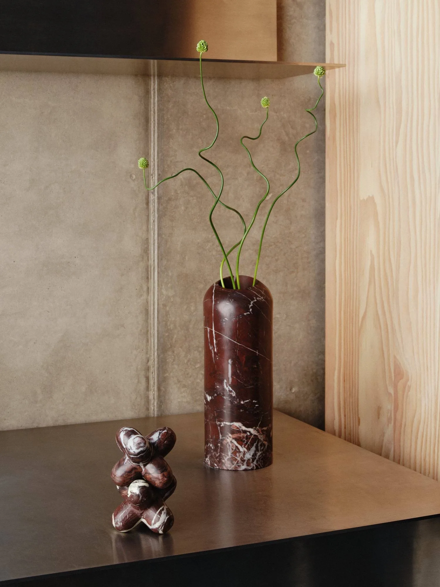 Jack dekorationsobjekt, Flamingo marmor, 10x8,5 cm Tom Dixon