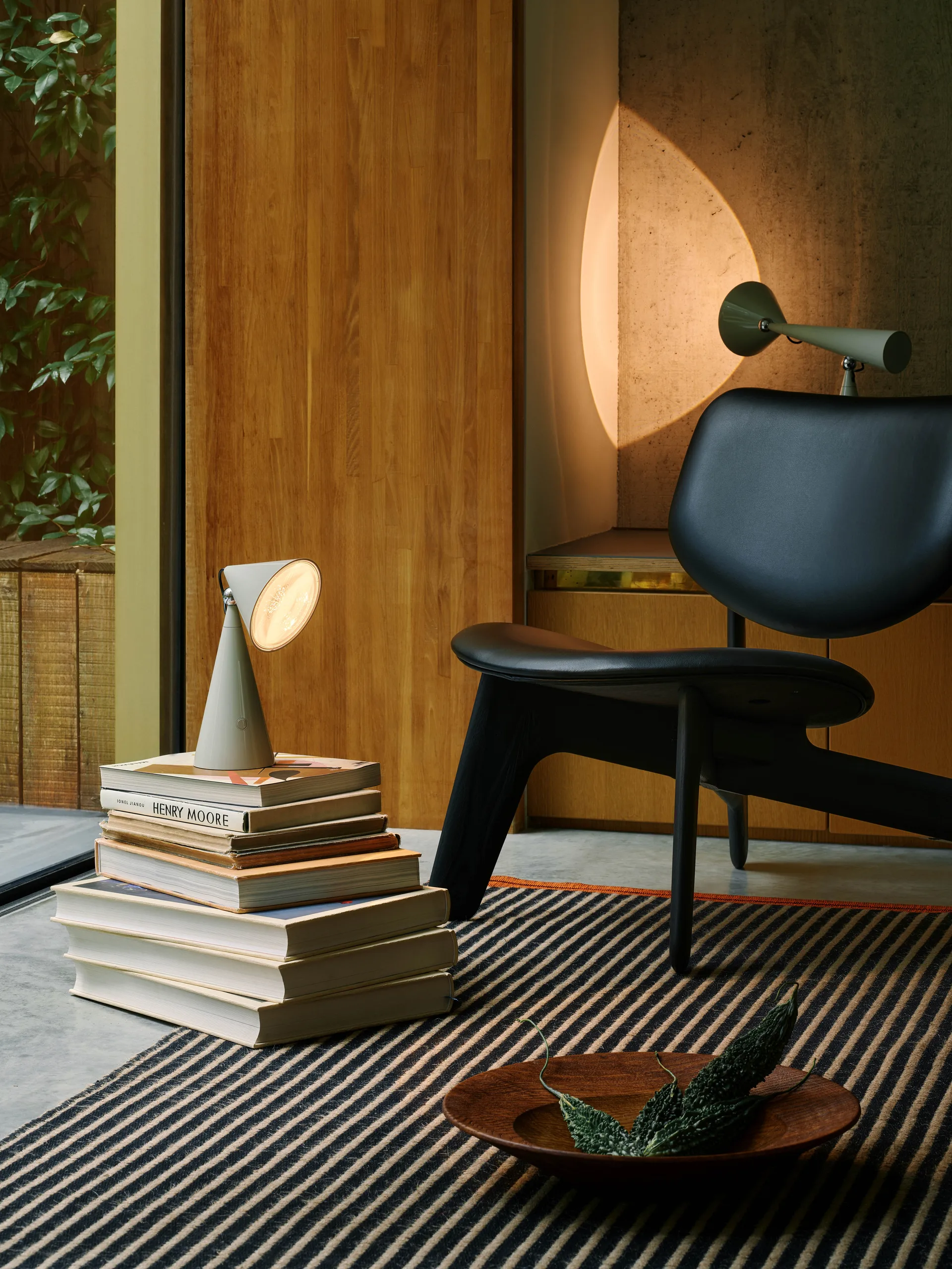 Line tæppe, Sort 200x300 cm Tom Dixon