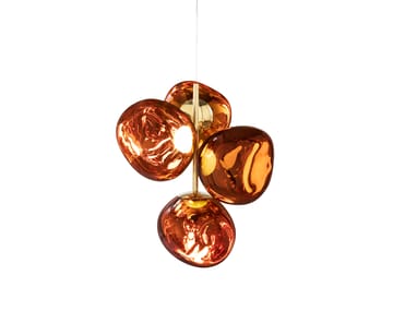 Melt Chandelier mini lysekrone LED 63,4 cm - Copper - Tom Dixon