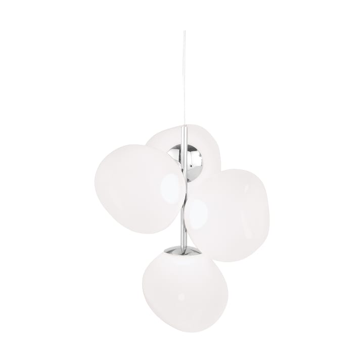 Melt Chandelier mini lysekrone LED 63,4 cm - Opal-silver - Tom Dixon